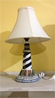 Lighthouse table lamp with the shade
