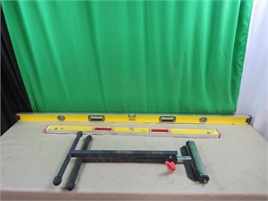 6' & 4' levels, roller stand