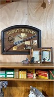 Trophy Hunting decor, cast iron duck,