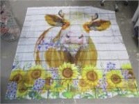 Cow shower Curtain