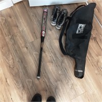 Bat, bag and some cleats