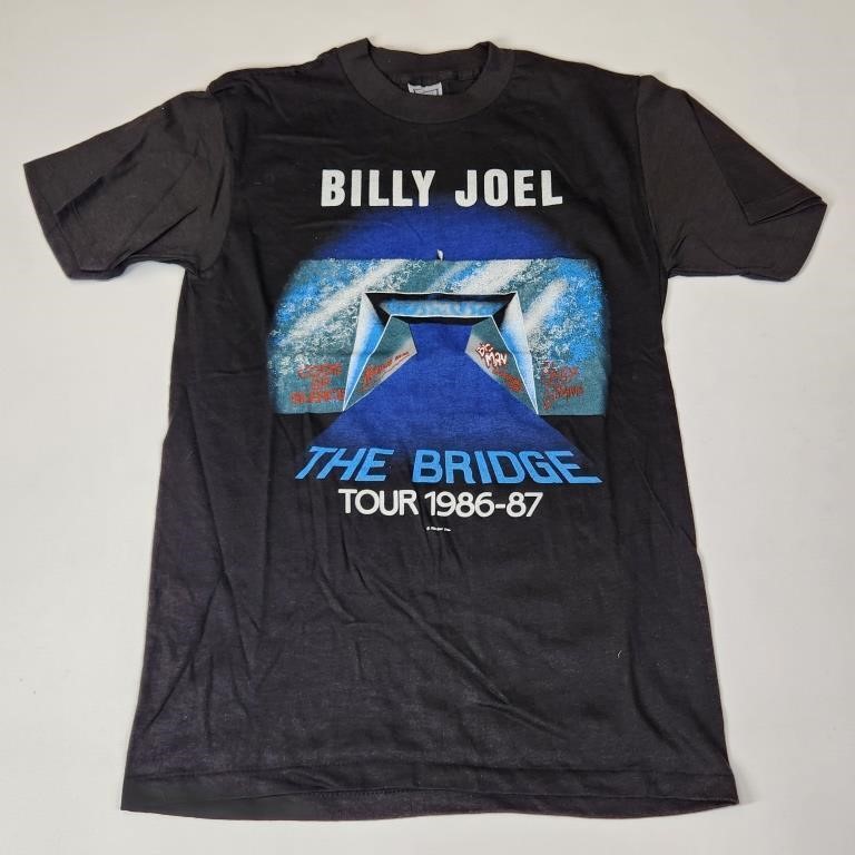 1986-87 BILLY JOEL THE BRIDGE CONCERT SHIRT