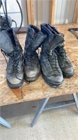 2 pairs of made in USA winter boots. No size