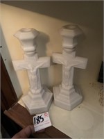 Candle Holder Religious Crosses