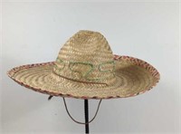 Straw Sombrero Hat