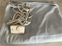 Light Blue Electric Blanket