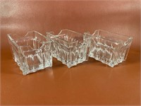 Set of 3 Glass Sugar Packet Holders