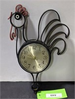 Retro Rooster Clock