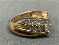 14k Diamond Gold Ring