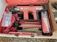 Hilti dx451 with multiple boxes of loads