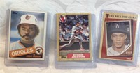 Odd lot of three baseball cards