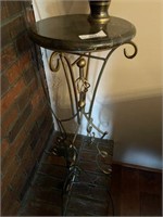Marble-Top Stand/Table