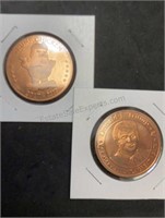 Trump 1 Ounce Copper Rounds