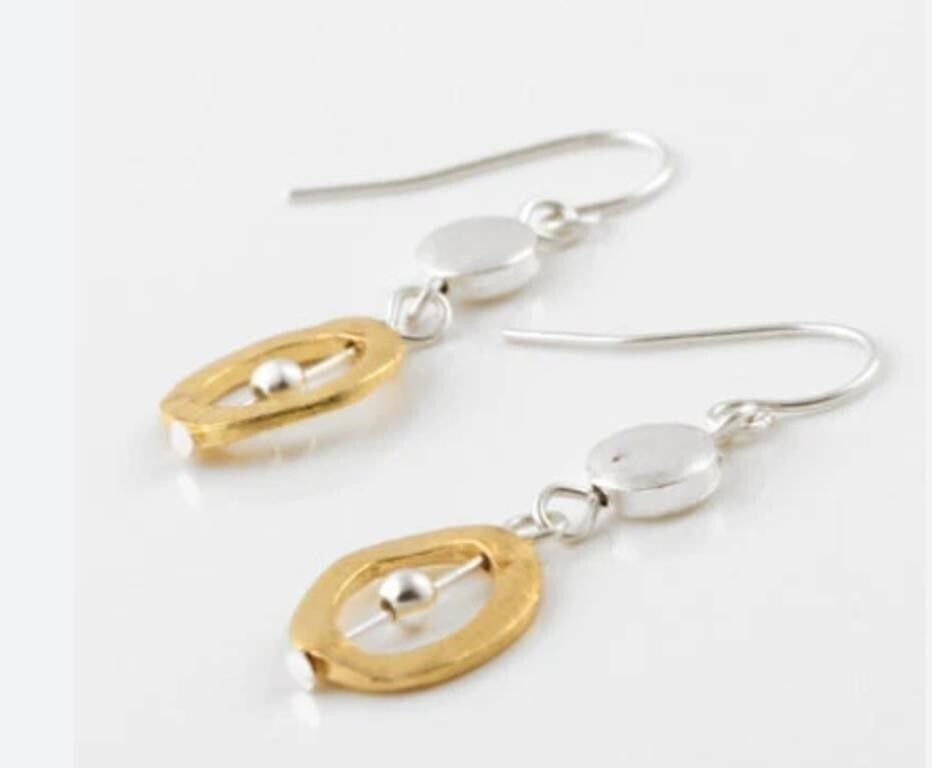 Hammered Loop Earring