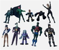 10 Qty DC Super Hero Action Figure Toy Bundle Lot