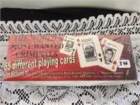 UNOPENED World's MOST wanted cards