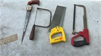 4- Assorted Hand Saws