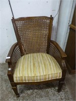 Side Chair - Cane Back / Upholstered Cushion