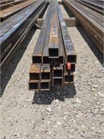 13pcs 1 1/2"X1 1/2"X21' - 13ga Square Tubing