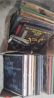 (2) large boxes of assorted record albums