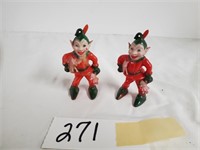 pair of early plastic elves