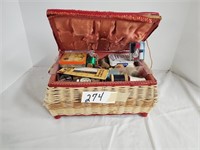 Early sewing basket