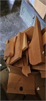 Box of Assorted Hard Wood Pieces