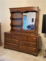 Floride Dresser with Mirror 59”x18”x72”