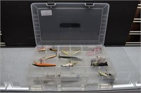Spiderwire Plastic Tackle Box w/ Assorted Lures