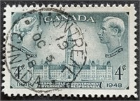 Canada 1948 George VI 4 Cents Stamp #277