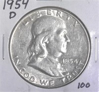 1954-D Franklin Half Dollar