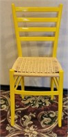 Rattan & Sunshine Yellow Incidental Chair