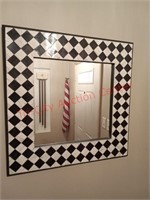 Decorative Mirror & small area rug