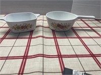 2 CORNING WARE PIECES SPICE OF LIFE
