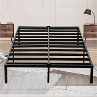 14 Inch Queen Bed Frame, Metal Platform Bed