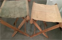 Vintage camp stools