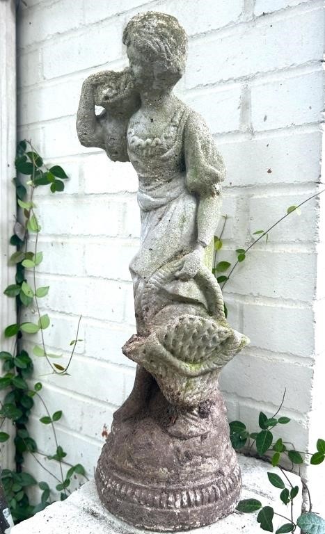 Small Concrete Garden Statue