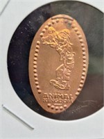 Smashed penny token Animal kingdom