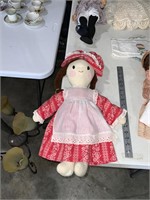 vintage fabric doll