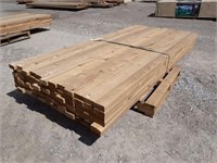 Qty Of 2 In. x 4 In. x 8 Ft. Low Grade Western Red