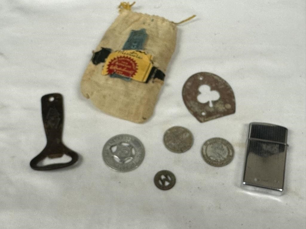 Tokens, Zippo Lighter & Small Collectibles