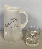 BC Pitcher and Glass
