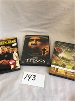 3 sport theme movies PG and PG13
