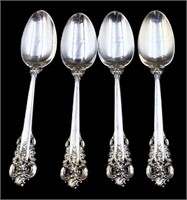5.2oz Wallace Grand Baroque sterling spoons