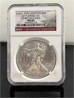 2011 American Silver Eagle NGC MS 69