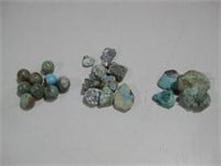 Assorted Turquise Stones & Beads