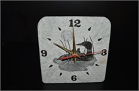 Soapstone Mantle Clock 6"