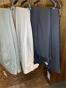 GROUP OF 4 MENS DRESS PANTS SIZE 38 BY BERLE, ETC.