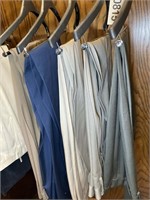 GROUP OF 5 PAIR MENS DRESS AND CASUAL PANTS 40 WAI