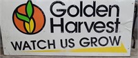 74.5x 34.5 Golden Harvest sign